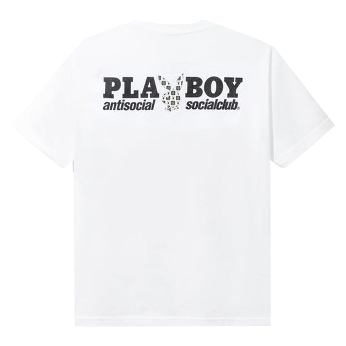 Anti Social Social Club Playboy Checkered T-shirt White