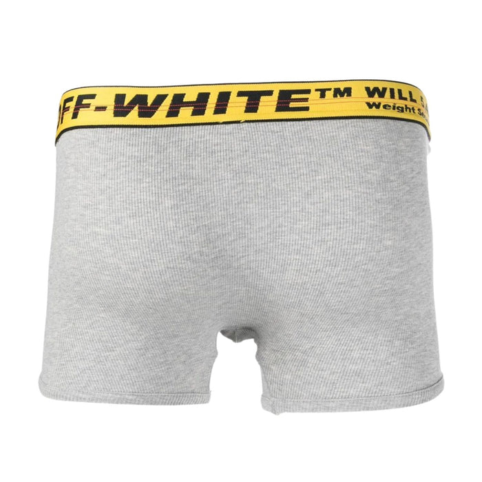 OFF-WHITE Classic Industrial Tripack Boxers Melange Grey