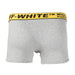 OFF-WHITE Classic Industrial Tripack Boxers Melange Grey