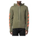 Off-white Diag Arrow Knit Zip Hoodie Mens Style : Omha080f22kni00