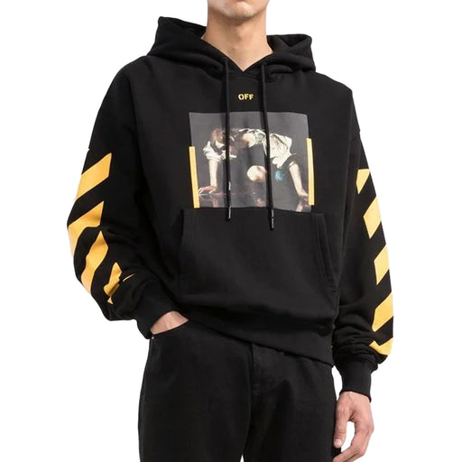 OFF-WHITE Caravaggio Narcis Over Hoodie Black
