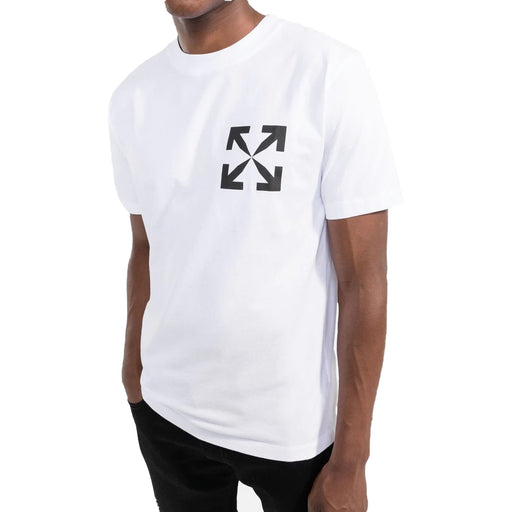 Off-white Single Arrow Slim S/s Tee Mens Style : Omaa027c99jer01