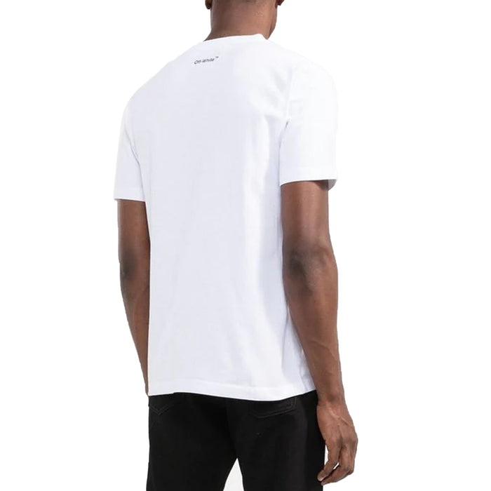 Off-white Single Arrow Slim S/s Tee Mens Style : Omaa027c99jer01