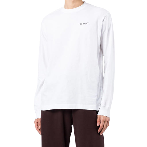 OFF-WHITE Caravaggio Arrow Skate L/S Tee White