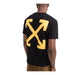 OFF-WHITE Arrow Caravaggio St. Fran Skate Slim Tee Black/Yellow/Multi