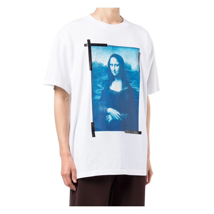 Off-white Monalisa Over S/s Tee Mens Style : Omaa038c99jer00