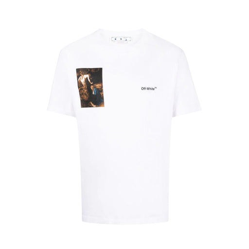 OFF-WHITE Caravag Lute Slim S/S Tee White/Black