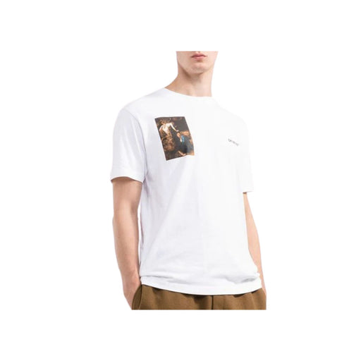 OFF-WHITE Caravag Lute Slim S/S Tee White/Black