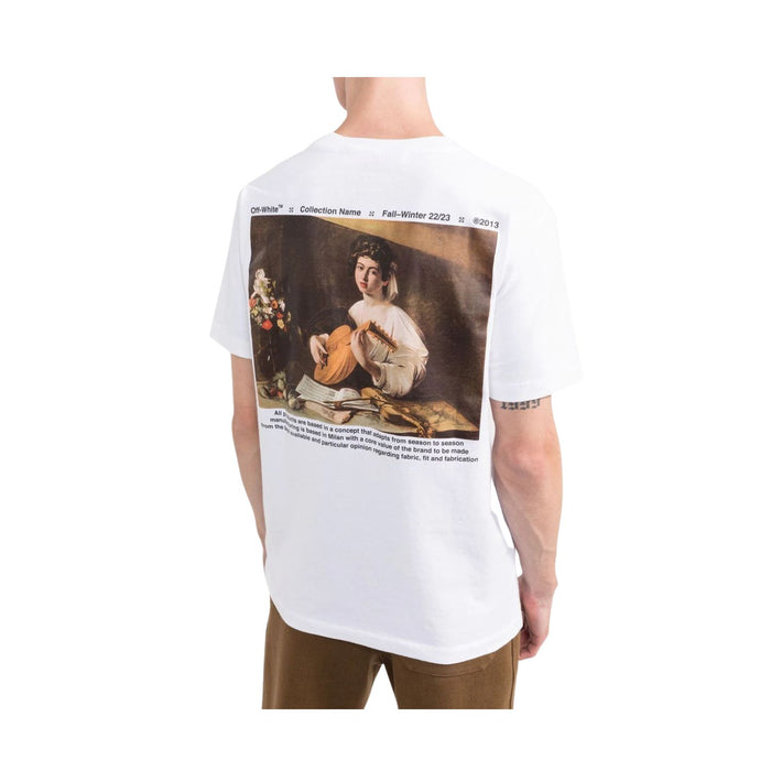 OFF-WHITE Caravag Lute Slim S/S Tee White/Black