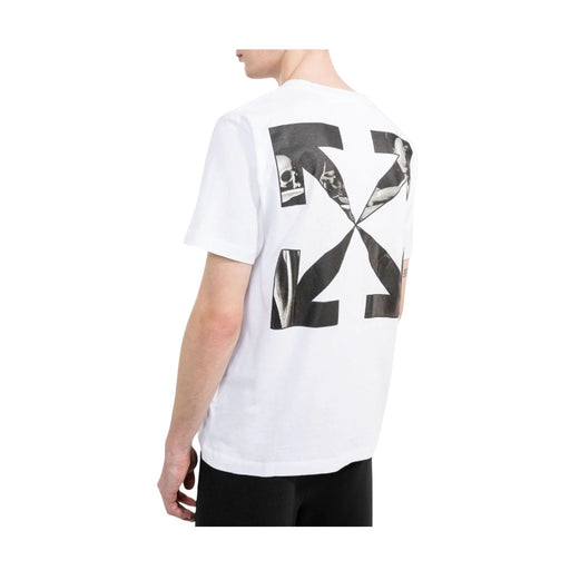 Off-white Caravag Arrow Slim S/s Tee Mens Style : Omaa027c99jer00