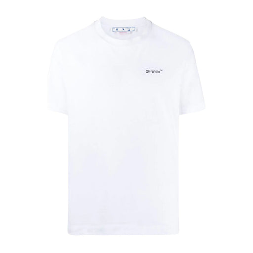 OFF-WHITE Text Logo Caravaggio Saint Jerome Writing Arrows Slim Fit T-Shirt White/Black