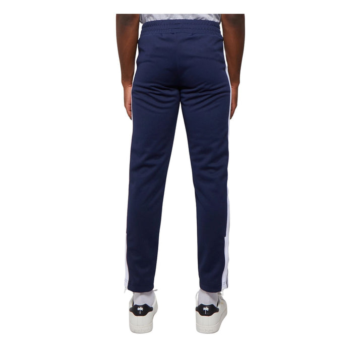 Palm Angels Side Stripe Track Pants Navy Blue/White SS22
