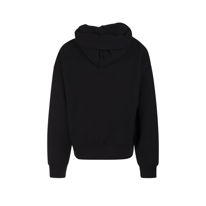 Palm Angels Logo-Print Sweatshirt Black/White