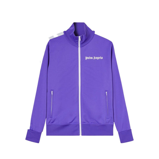 Palm Angels Purple Track Jacket Purple/White