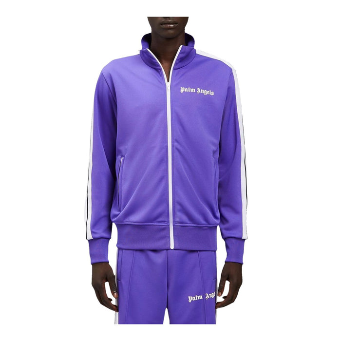 Palm Angels Purple Track Jacket Purple/White