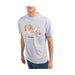 Palm Angels Bear Classic T-Shirt 0860 Melange Grey/Brown