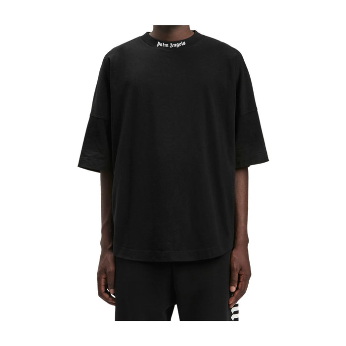 Palm Angels Classics Logo Over Tee Mens Style : Pmaa002c99je00