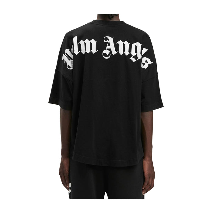 Palm Angels Classics Logo Over Tee Mens Style : Pmaa002c99je00
