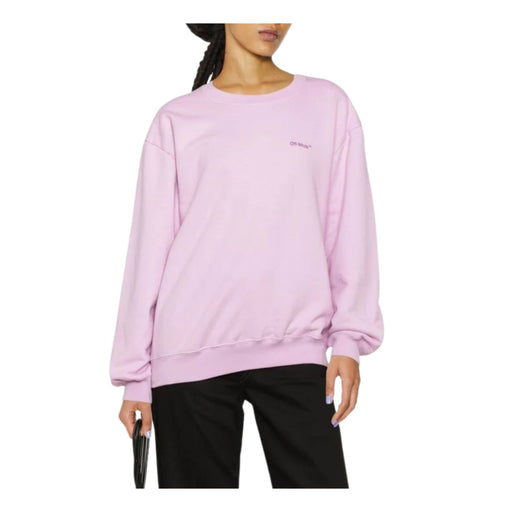 Off-white Diag Regular Crewneck Womens Style : Owba046f22jer00