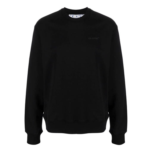 Off-white Diag Tab Slim Crewneck Mens Style : Omba057c99fle00