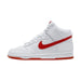 Nike Dunk High White Picante Red