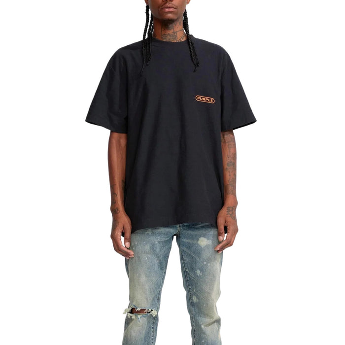 Purple-brand Textured Jersey Short Sleeve Tee Mens Style : P104-jbbm123