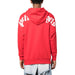 Palm Angels Oversized Logo Popover Sweatshirt Red/White