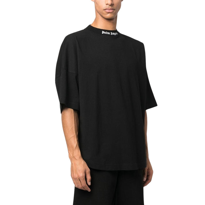 Palm Angels Classics Logo Over Tee Mens Style : Pmaa002c99jer00