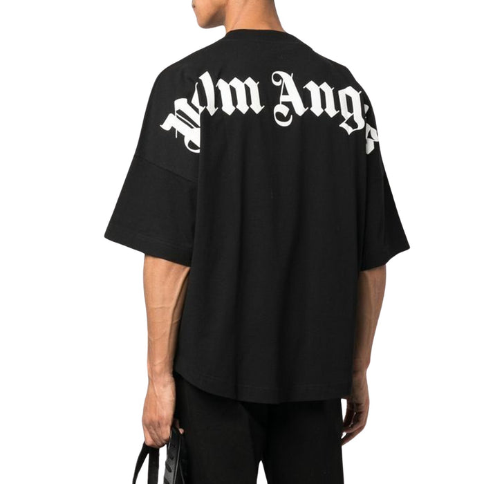 Palm Angels Classics Logo Over Tee Mens Style : Pmaa002c99jer00