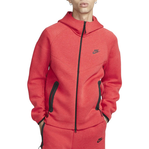 Nike Sportswear Tech Fleece Windrunner Full-Zip Hoodie Light University Red Heather/Black