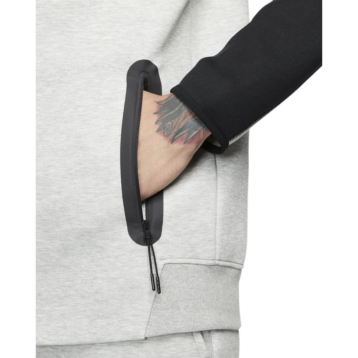 Nike Sportswear Tech Fleece Windrunner Full-Zip HoodieDark Grey Heather/Black/White