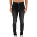 Amiri Crystal Embellished Logo Jeans Mens Style : Pf23mds015