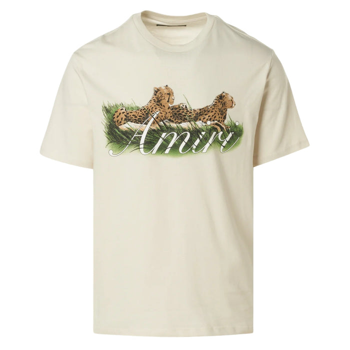 Amiri Cheetah Logo Tee Mens Style : Pf23mjg001