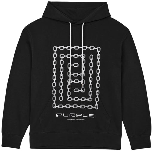Purple-brand French Terry Pullover Hoody Mens Style : P410-fbsc322