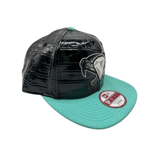 New Era 9fifty West Tenn Diamond Jaxx Black Leather Strapback Unisex Style : Hhh-16577845