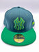 New Era 59fifty New York Yankees Logo Dark Green Fitted Hat Unisex Style : Hhh-34853800
