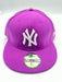 New Era 59fifty New York Yankees Basic Logo Grape Fitted  Hat Unisex Style : Hhh-91012941