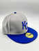 New Era 59fifty Kansas City Royals Gray/royal Blue Fitted Hat Unisex Style : Hhh-71320723
