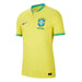 Nike Brazil 2022/23 Stadium Home ADV Dri-FIT Soccer Jersey Dynamic Yellow/Green