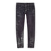 Purple-brand Silver Oil Coated Jeans Mens Style : P001-bwsc222