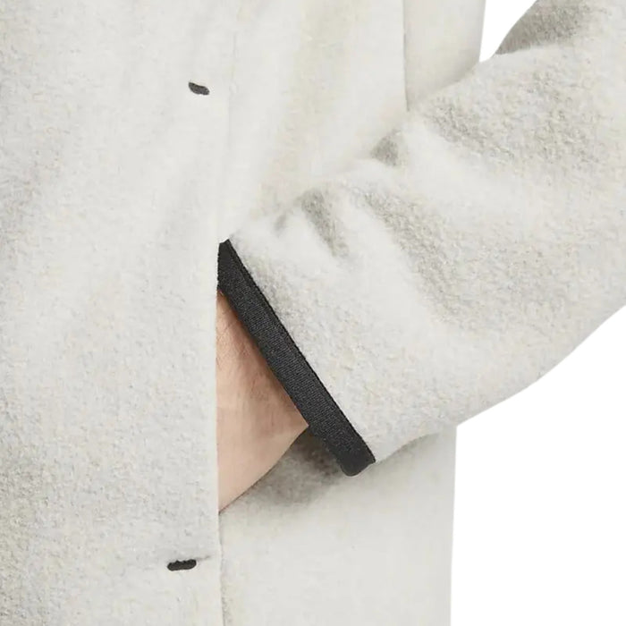 Nike Sportswear Tech Fleece Full-zip Winterized Grey Hoodie Mens Style : Dq4801