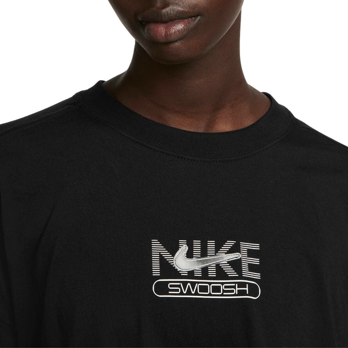 Nike Sportswear Swoosh Cropped Short-sleeve Top Womens Style : Dr5624