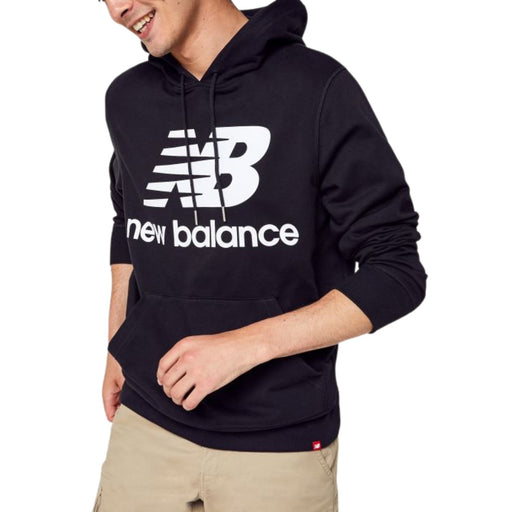 New Balance Essential St Logo Po Hoodie Mens Style : Mt03558