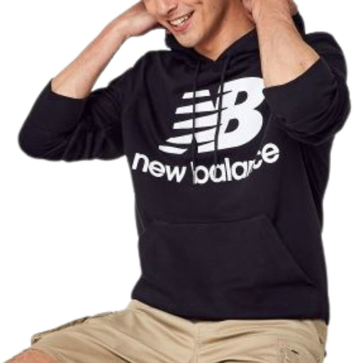 New Balance Essential St Logo Po Hoodie Mens Style : Mt03558