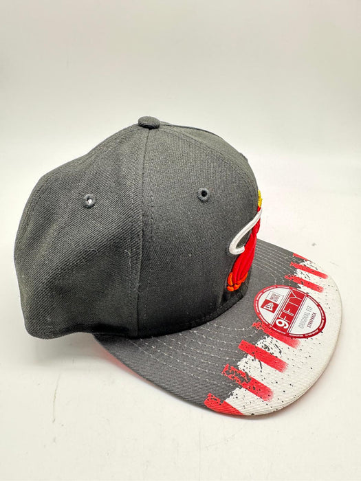 New Era 9fifty Print Topper Miami Heat Original Fit Strapback Unisex Style : Hhh-88871611
