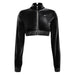 Nike Sportswear Collection Women's Cropped Velour Full-zip Top Womens Style : Fz3679