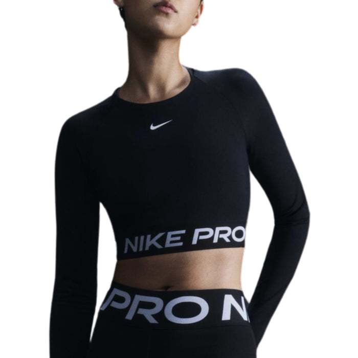 Nike  Pro Women's Dri-fit Cropped Long-sleeve Top Womens Style : Fv5484