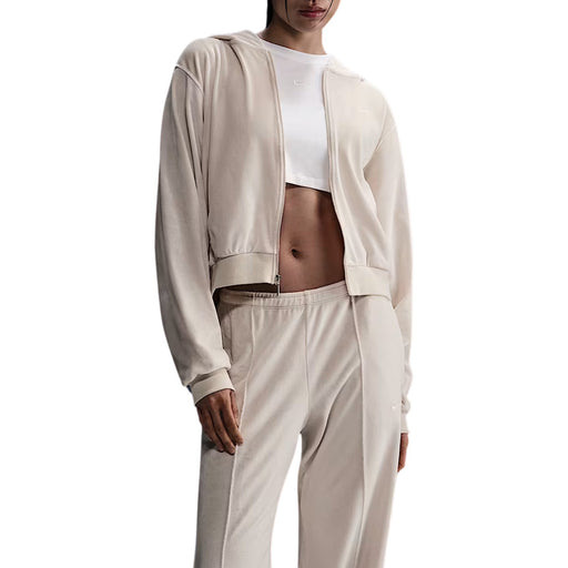 Nike Sportswear Chill Knit Women's Loose Velour Full-zip Hoodie Womens Style : Hj0954