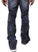Smoke Rise Colorblock And Piping Jeans Mens Style : Jp25618