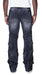 Smoke Rise Colorblock And Piping Jeans Mens Style : Jp25618